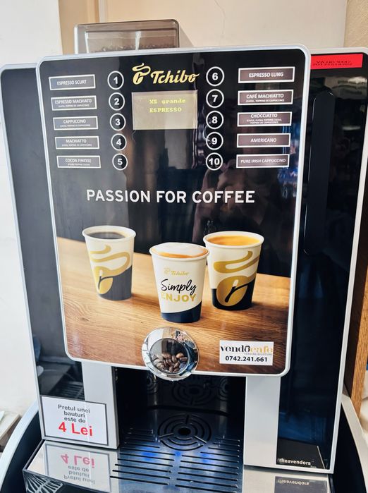 Automat de cafea Rheavendors Cino Ec, Xs Grande, BL, Doppio