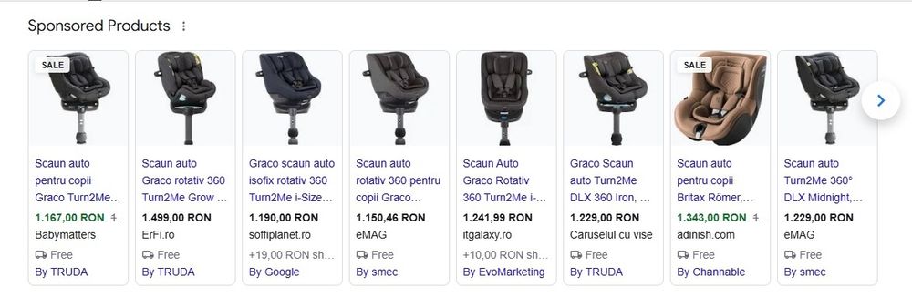 Scaun auto copil Graco isofix