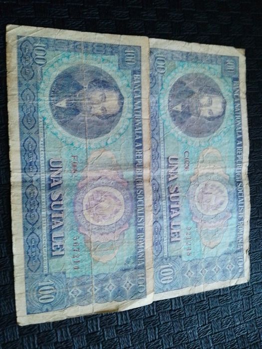 Bancnote vechi 100lei an 1966