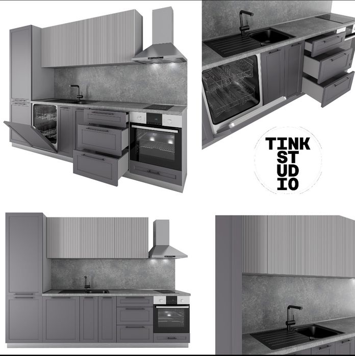 Модулна блок кухня 3.00 л.м.