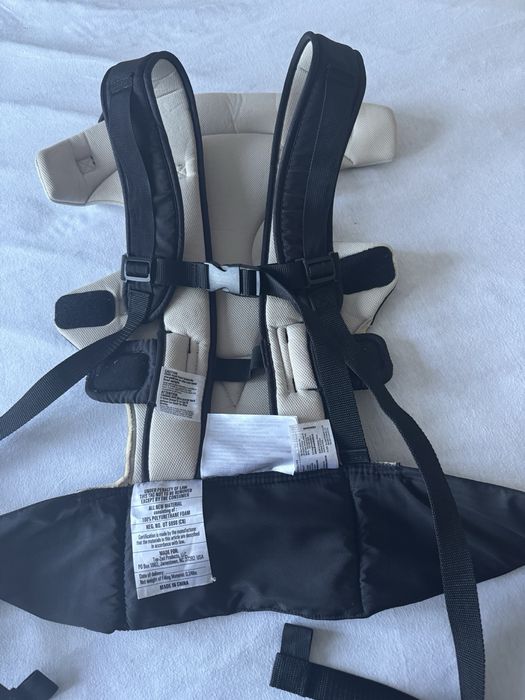 Marsupiu ergonomic Dreambaby pentru bebeluși, reglabil, negru/bej