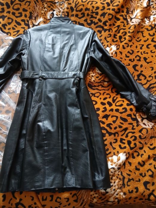 Кожаный плащ ( Италия)