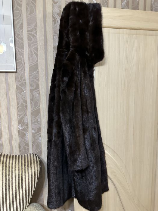 Шуба норковая коричневая