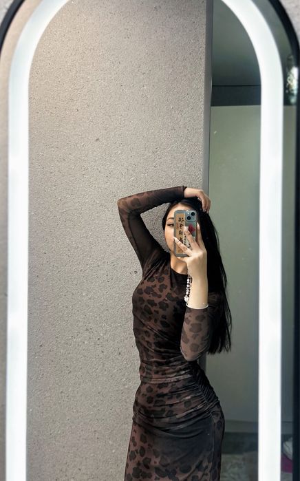 Тигровое платье 42-44размер