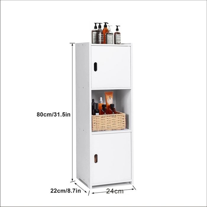 Стилен и практичен водоустойчив шкаф за баня, кухня, коридор или спалн