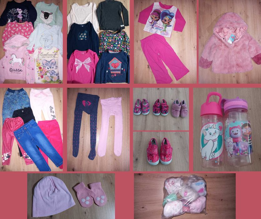 Маркови дрешки за момиченце 2-3г. / 92-98см. + Пантофи на БЕКО