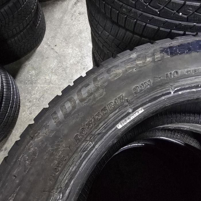 2x 205/55/17 M+S BRIDGESTONE 2018 Stare excelentă