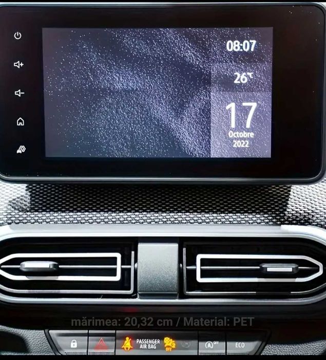 Folie protectie navigatie Dacia logan