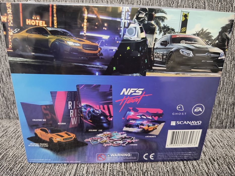 Gran Turismo sport, Project Cars 2,NFS Heat,Monster Jam Collectors PS4