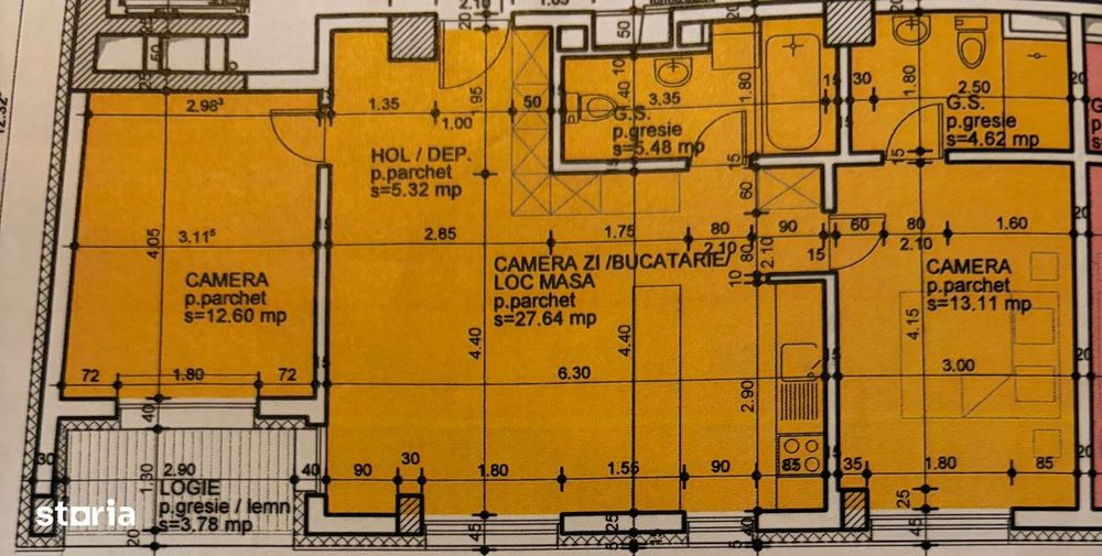 Apartament 3 camere | 2 băi | bloc nou | parcare | Dorobantilor — fotografia 3