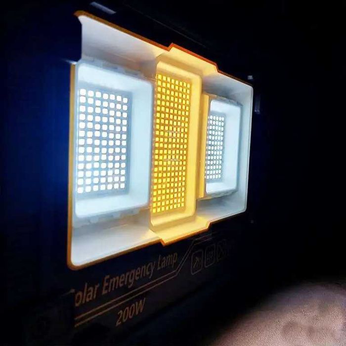 Мултифункционална преносима соларна лампа 200W