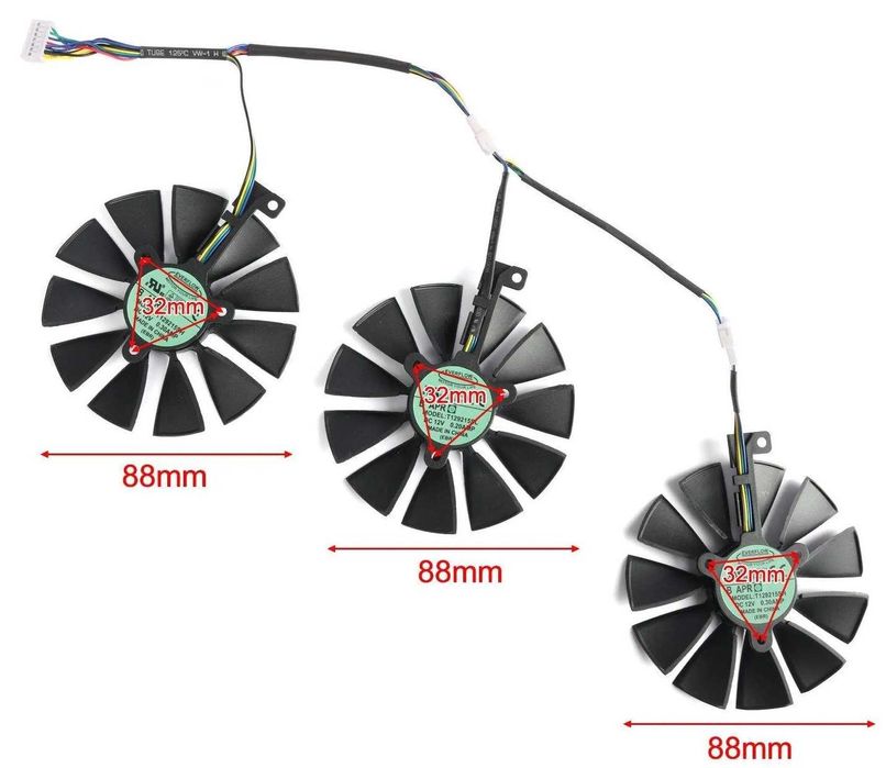 Вентилатор за видео карта ASUS RTX STRIX 2060 2070