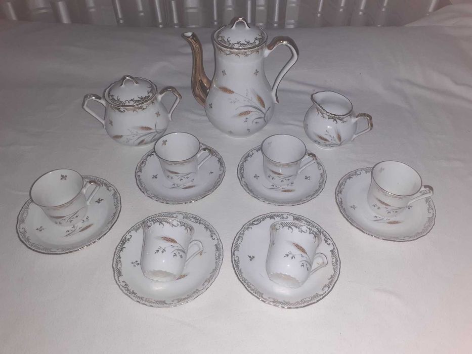 set serviciu portelan Limoges 6 persoane 44 piese