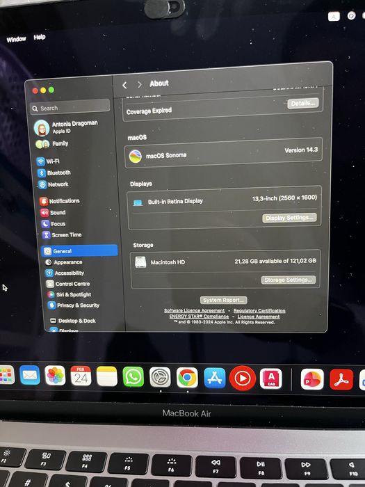 MacBook Air 13 inch 2018