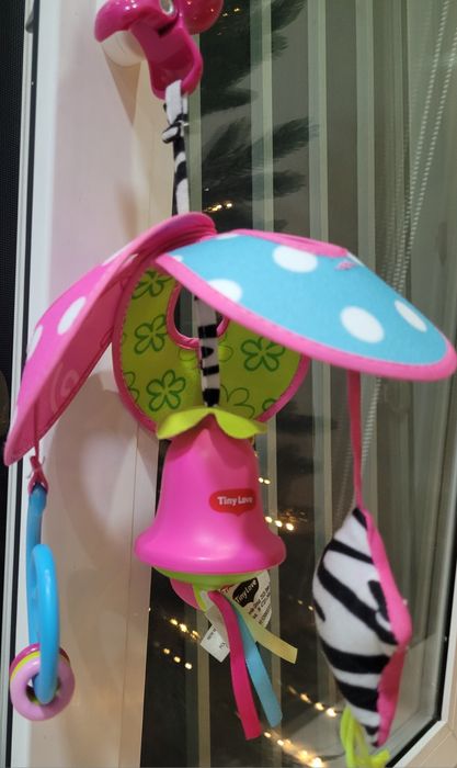 Tiny love мобиль, подвеска, колокольчик. Игрушка для малышей