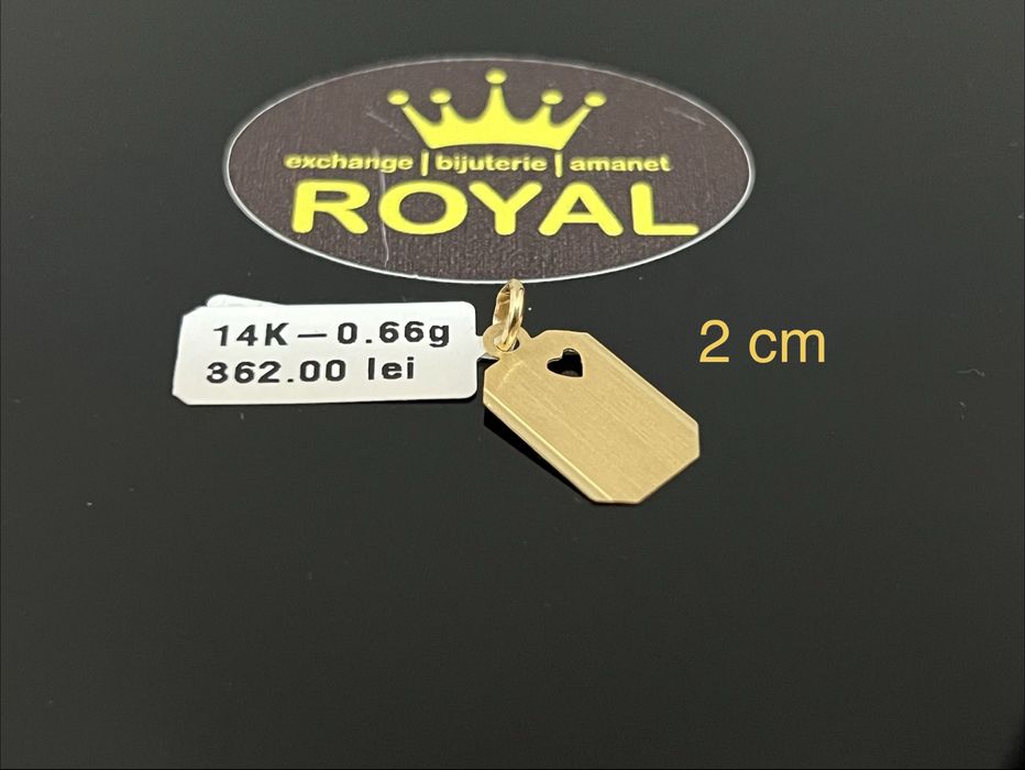 Bijuteria Royal CB : Pandant aur 14K  0,66 grame