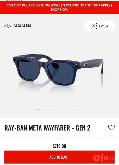 Ray Ban meta Gen 2