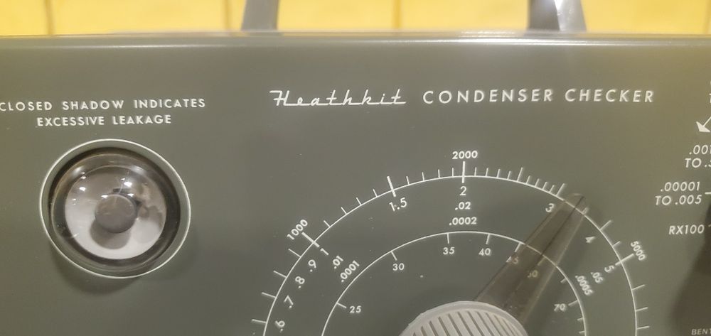 Heathkit Condenser Checker Model Daystrom Type C3 Nr 23, impecabil
