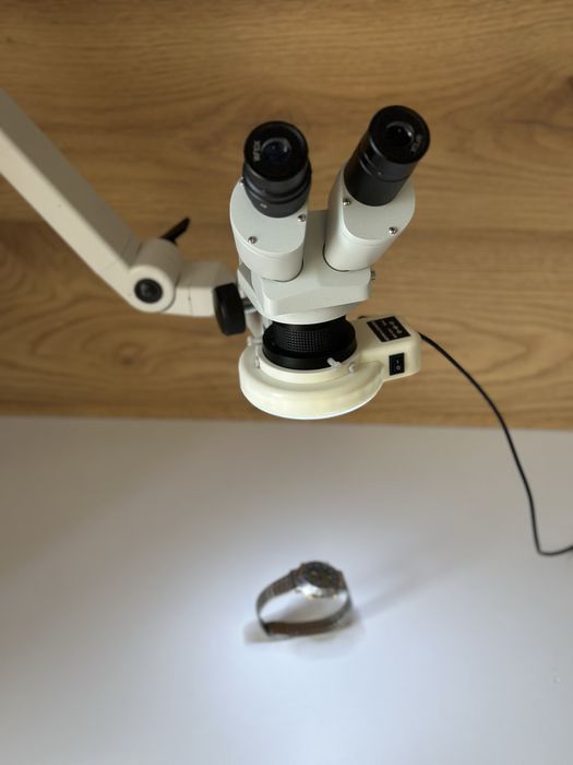 Microscop Stereo ESCHENBACH 33213 Brat Articulat Germania Bijuterie