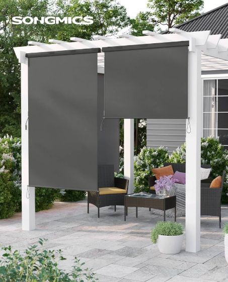 Вертикална тента за балкон с корпус