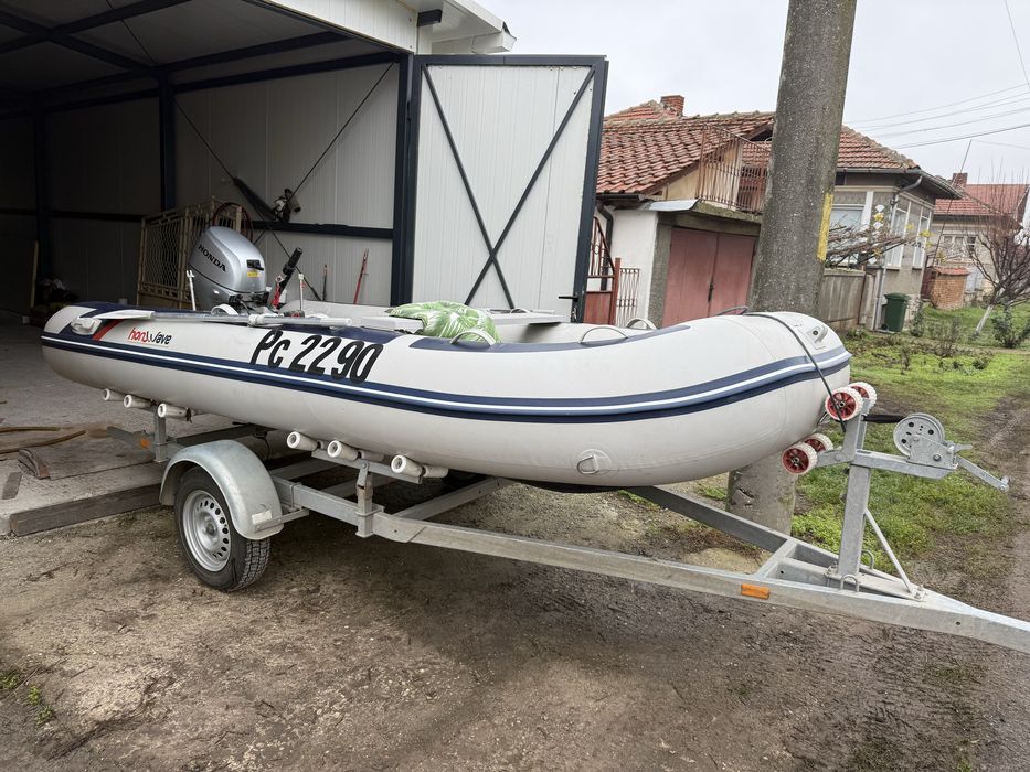 Лодка и мотор Хонда