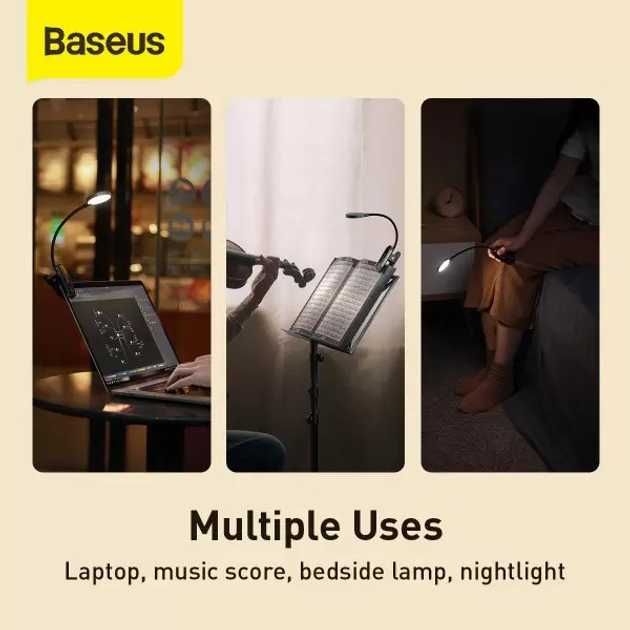 ДОСТАВКА!  Baseus Comfort  Mini Clip Lamp – мини-лампа с клипсой