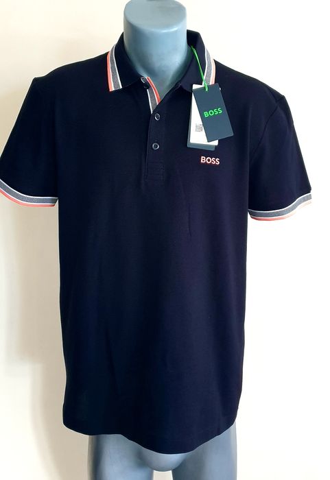 Hugo Boss Paddy Pique Cotton Regular Fi L и 2XL НОВО! ОРИГИНАЛ Тениски