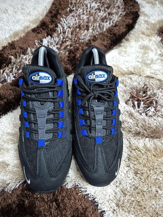 Nike Air Max 95 Essential Black/Royal Blue - Mărimea 41 - Noi