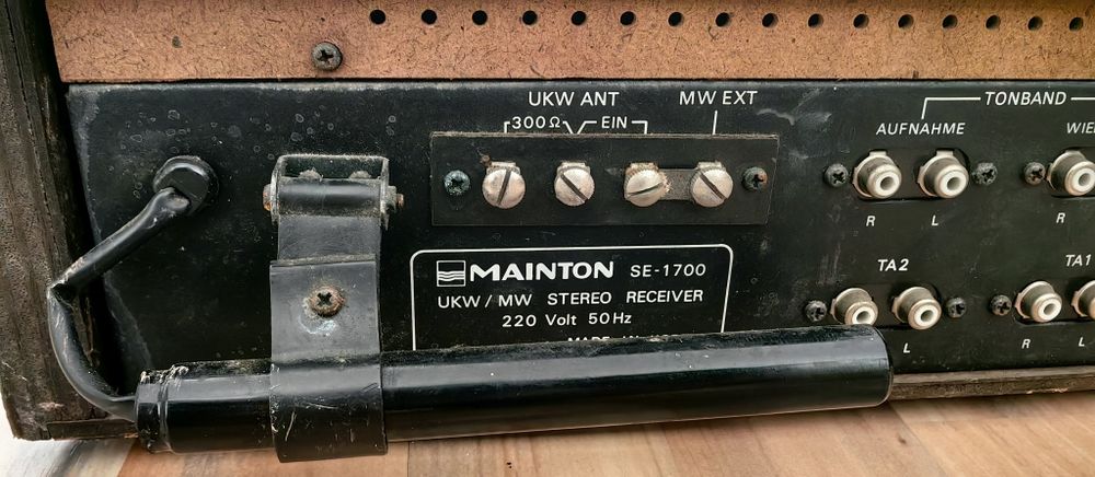 Radio Stereo Receiver Mainton SE-1700 retro vintage colectie anii 80