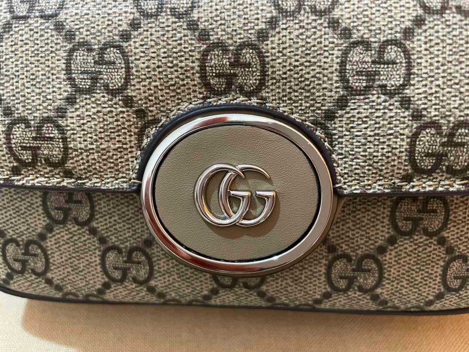 Оригинална Gucci Petite мини Чанта За Рамо Кожа Гучи Mini Горна Дръжка
