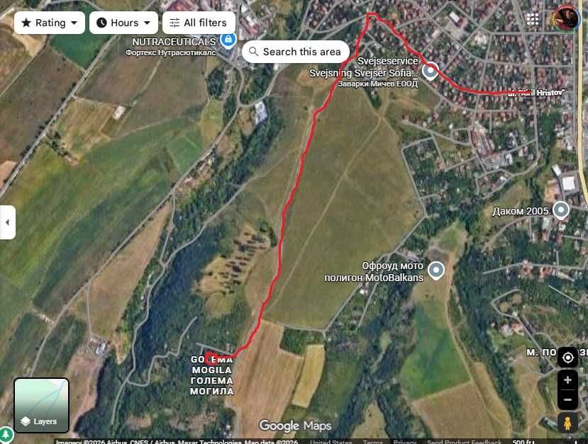 Парцел София Горна Баня Голяма Могила