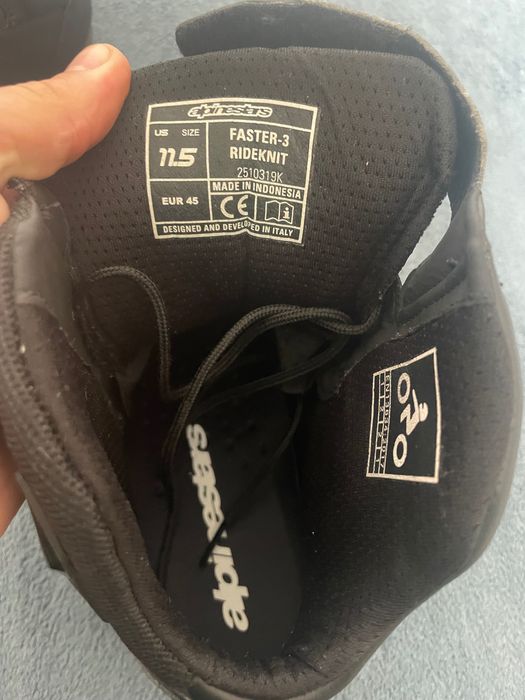 Ghete Alpinestars Faster-3 Rideknit negru/negru 45p