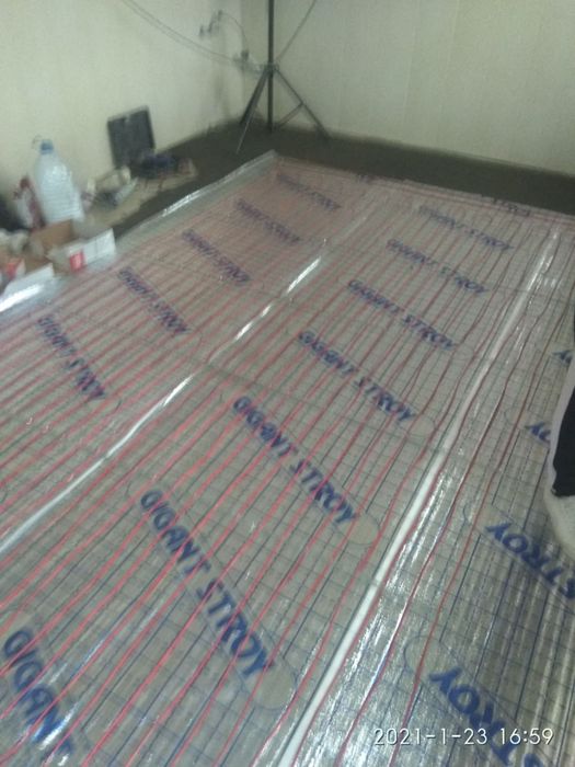 Теплий пол електрическая