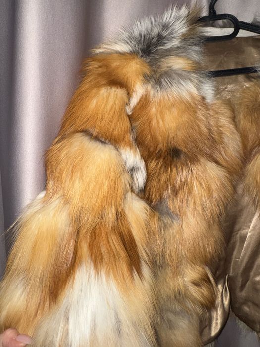 Палто от лисица късо