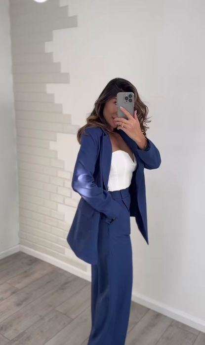 Костюм брюки палаццо 42-44