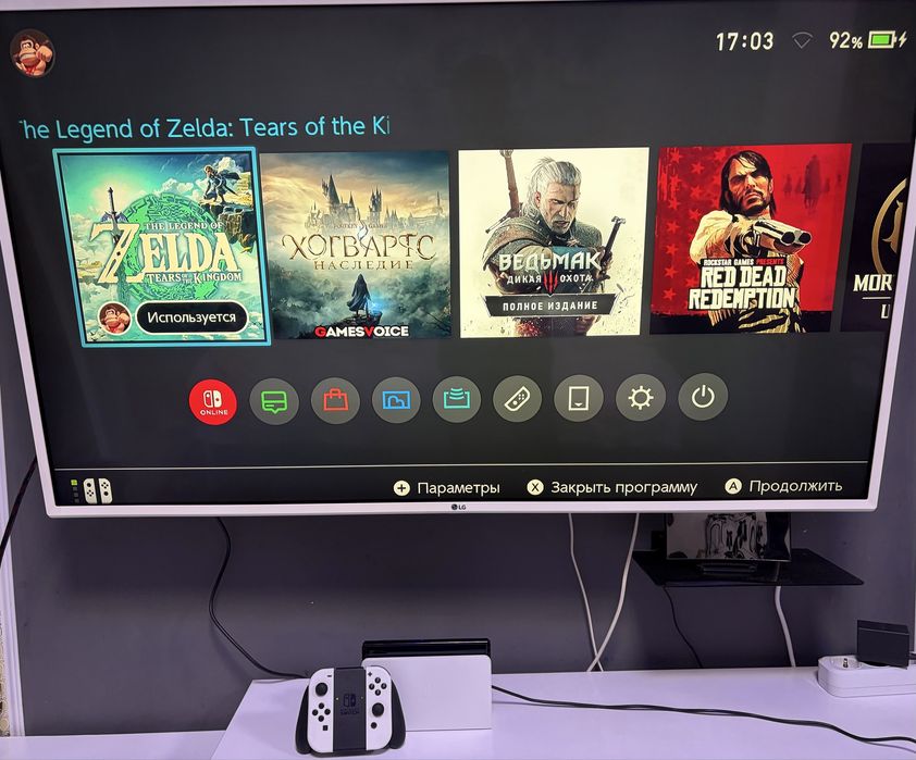 Прошитый Nintendo Switch Oled