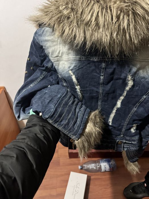 Geaca groasa de blugi vintage