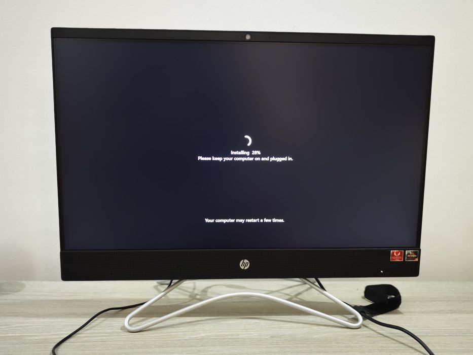 All in one hp ryzen5 nou , ssd+hdd 1tb windows 11