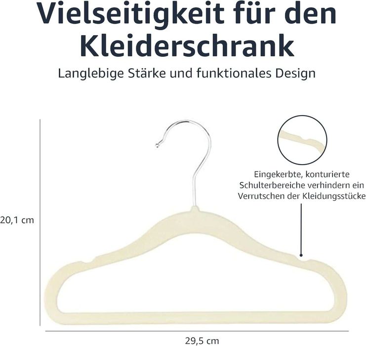 Set 30 Umerase Catifea pentru Copii, Antialunecare, Culoare Bej