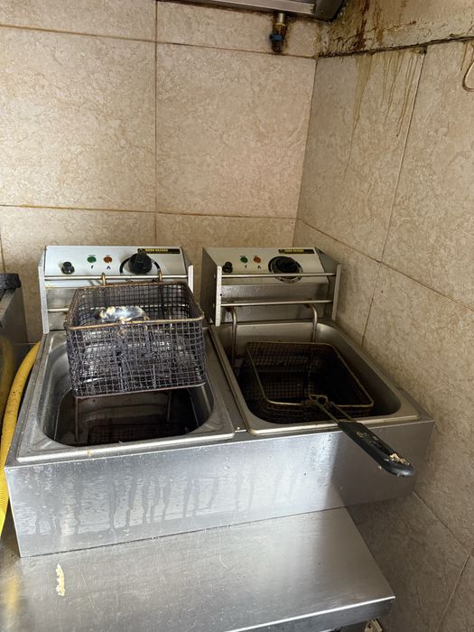 Електрически двоен фритюрник