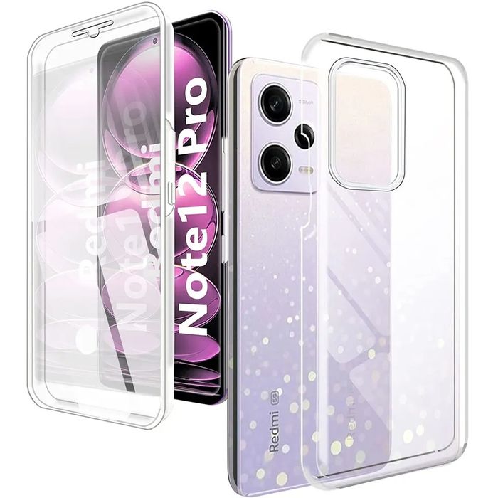 Прозрачен 360 Градуса Кейс за Xiaomi Redmi Note 12 / 11 Pro / 10 / 9S
