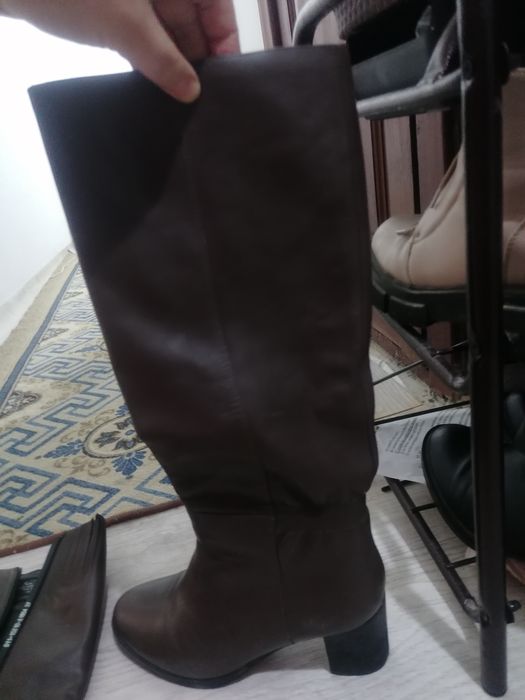 Сапоги кожаные,,