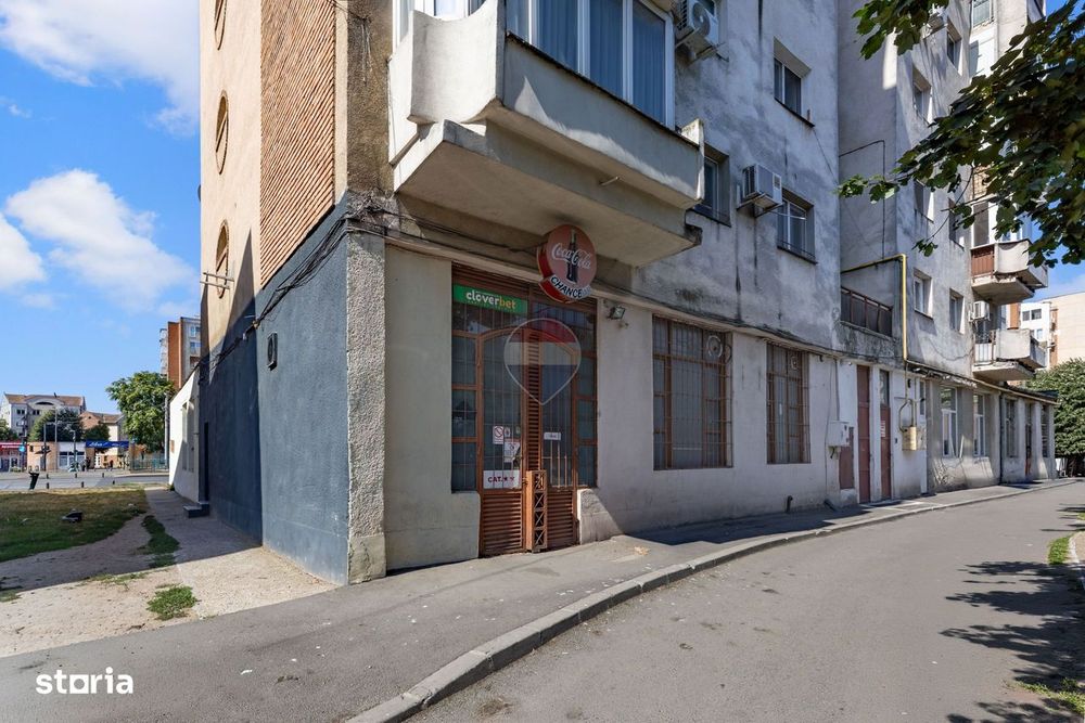Spațiu comercial de închiriat | 191 mp construiți | Zona UTA | Arad
