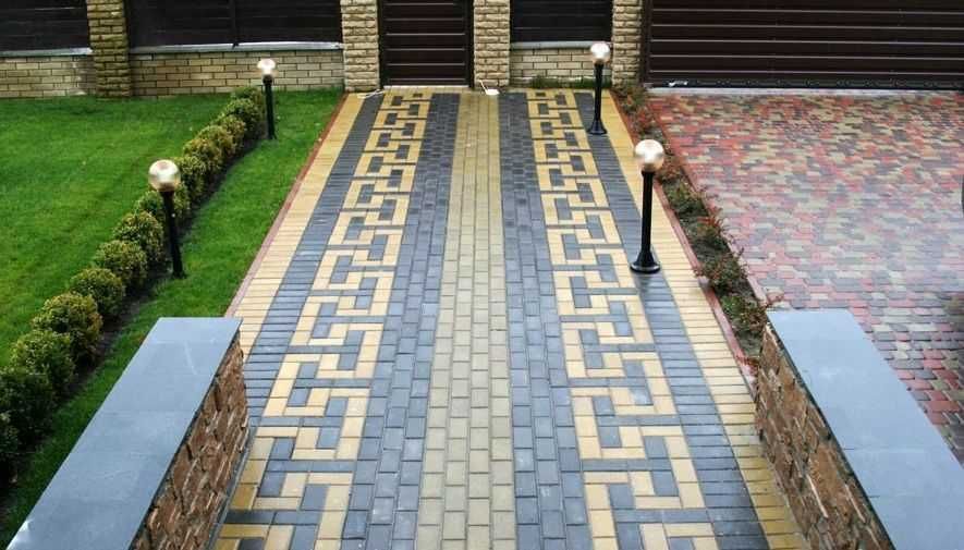 Укладка брусчатки