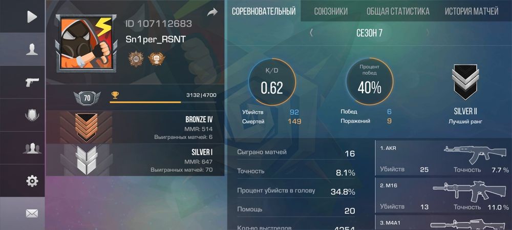 Продаю аккаунт  за 7к