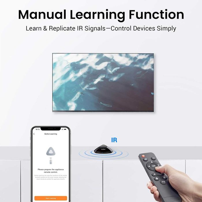 Broadlink RM MAX Smart Home Hub - Telecomanda Universala IR/RF - Nou