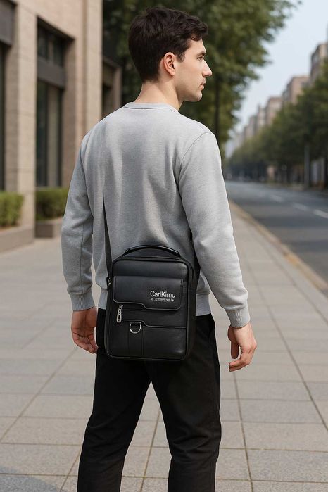 CARLKIMU Мъжка Чанта през Рамо – Стилна, Удобна и Здрава
