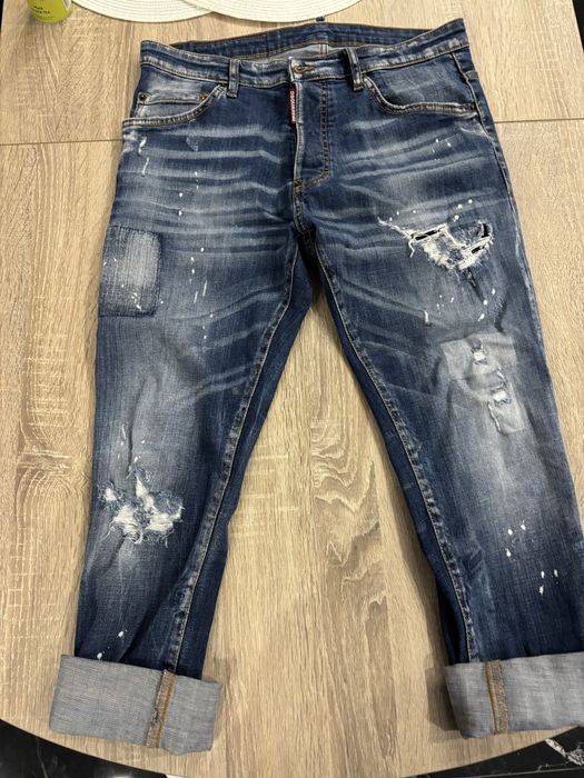 Дънково яке и дънки на dsquared2