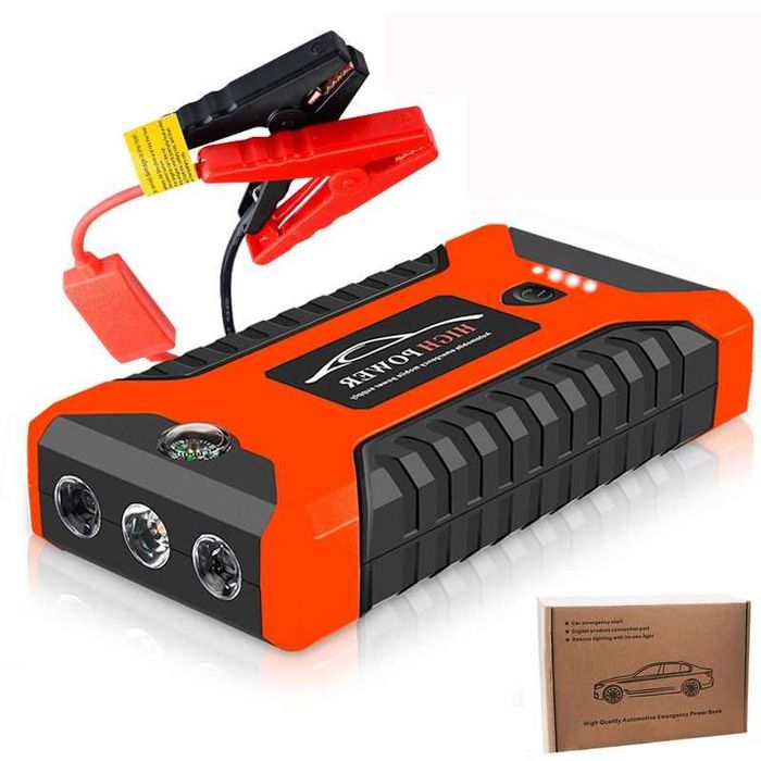 Стартерно устройство High Power Jump starter за кола + компресор