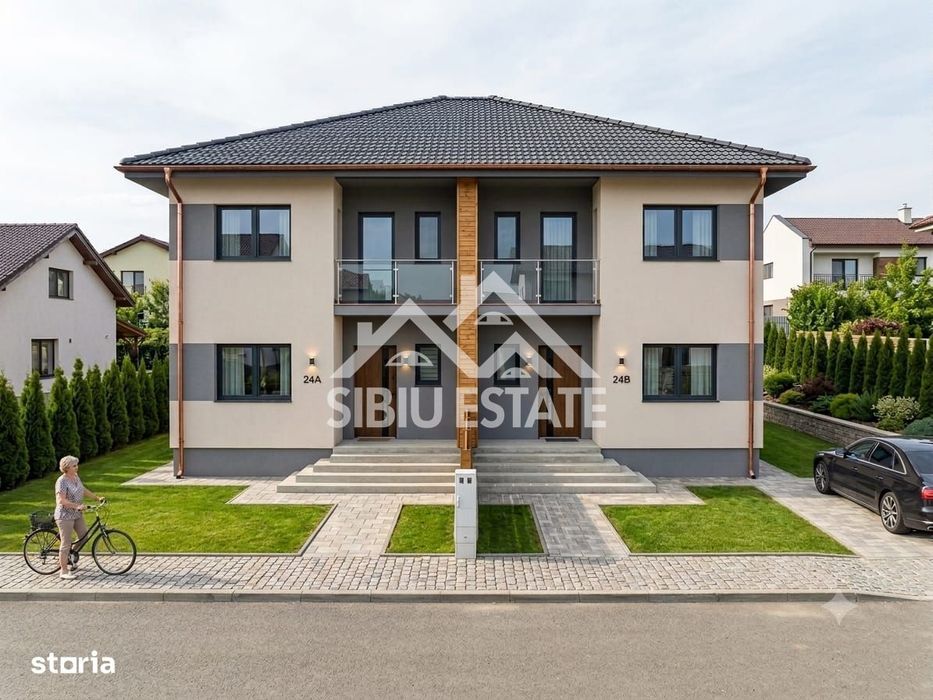 Casa 4 camere terasa Sibiu Calea Cisnadiei, NOU